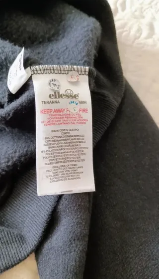 Sudadera Ellesse Negra