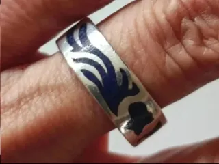 Anillos de Plata de Ley con Esmaltes Azules