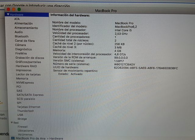 MacBook Pro macOS Sierra 10.12.6