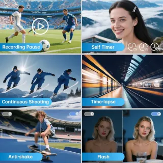 Cámara Digital 4K Ultra HD WiFi 16x Zoom