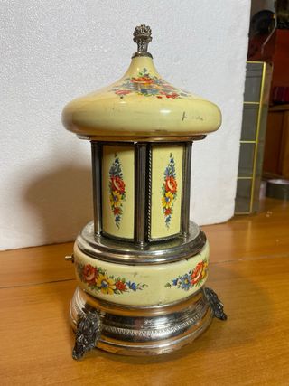 CARILLON REUGE VINTAGE CERAMICA PORTA SIGARETTE