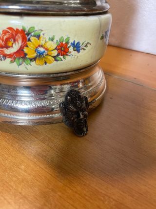 CARILLON REUGE VINTAGE CERAMICA PORTA SIGARETTE