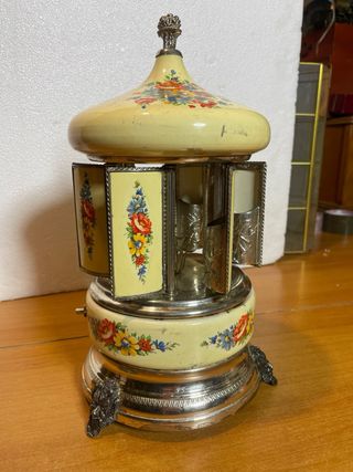 CARILLON REUGE VINTAGE CERAMICA PORTA SIGARETTE