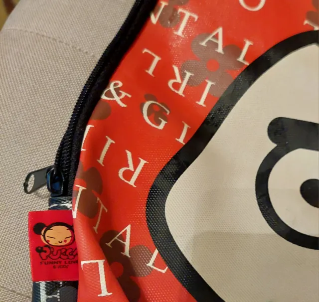 Bolso Pucca Original Rojo y Negro