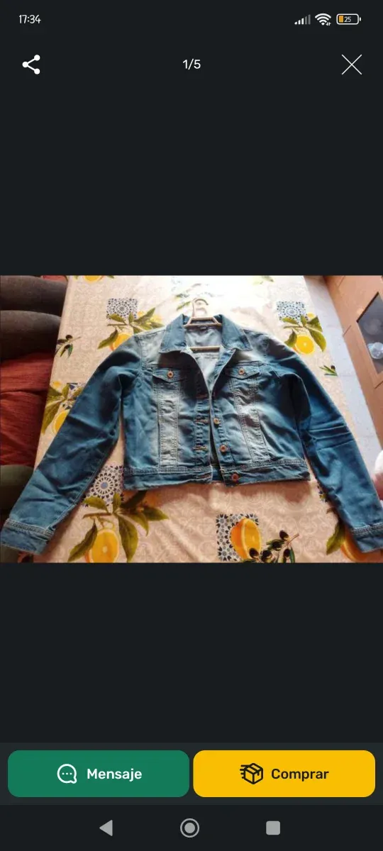 Chaqueta Vaquera Azul