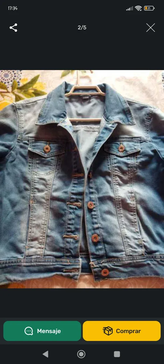 Chaqueta Vaquera Azul