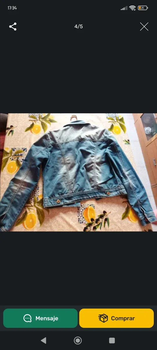 Chaqueta Vaquera Azul