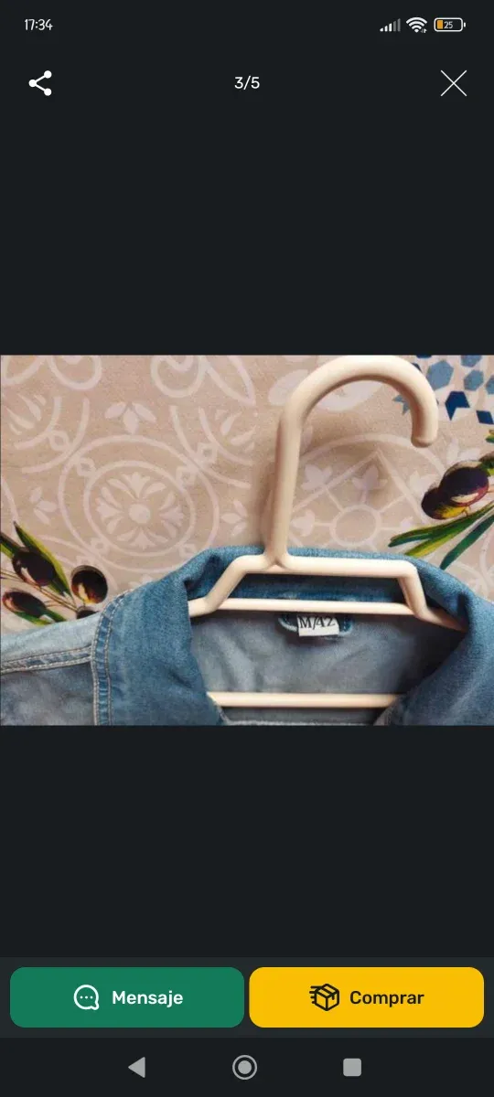 Chaqueta Vaquera Azul