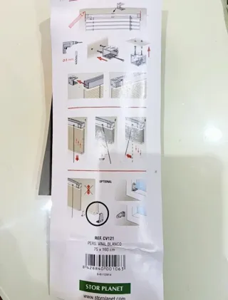 Persiana veneziana bianca in alluminio