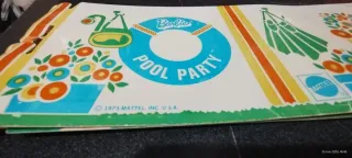 BARBIE PISCINA POOL PARTY MATTEL VINTAGE 1973