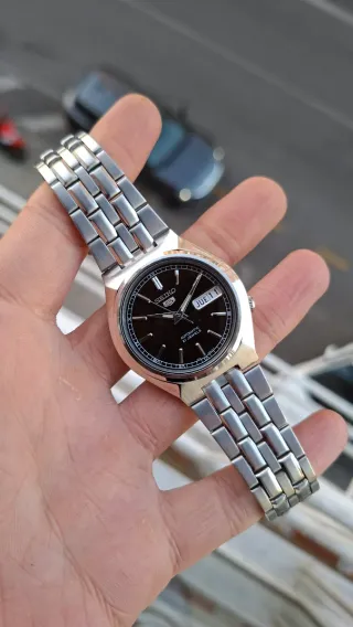 Reloj Seiko 7S26 Automático Marrón Oscuro