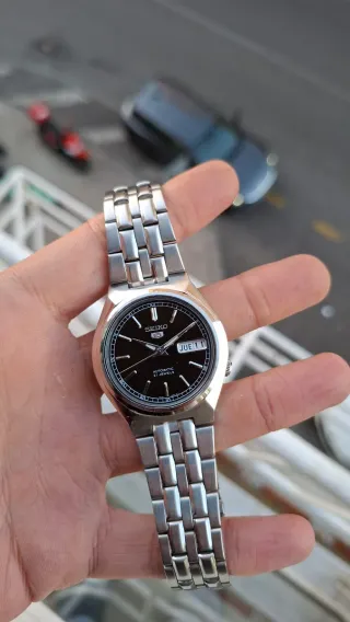 Reloj Seiko 7S26 Automático Marrón Oscuro