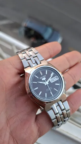 Reloj Seiko 7S26 Automático Marrón Oscuro