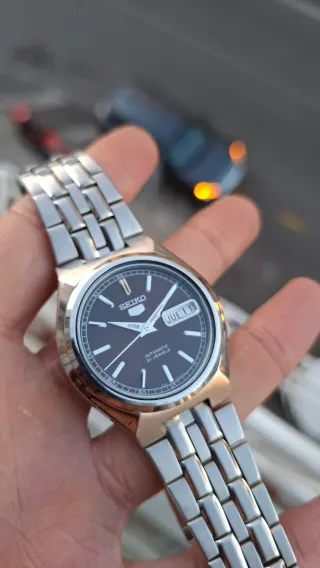 Reloj Seiko 7S26 Automático Marrón Oscuro
