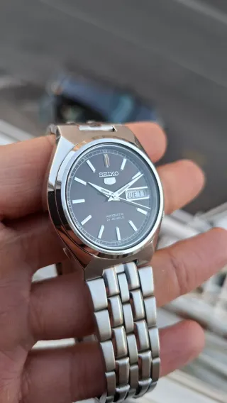 Reloj Seiko 7S26 Automático Marrón Oscuro