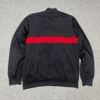 Giacca Adidas zip nera, rossa e bianca