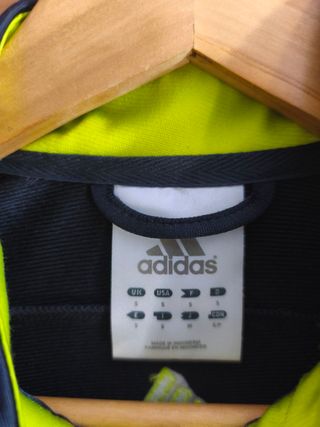 Sudadera Adidas Color Negro, Gris y Amarillo S