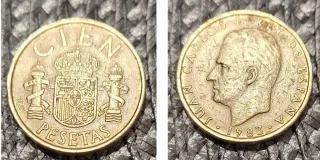 Moneda 100 Pesetas Juan Carlos I AÑO 1983.