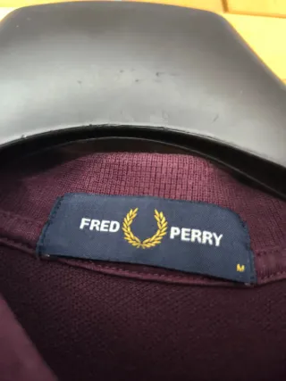 Polo Fred Perry burdeos