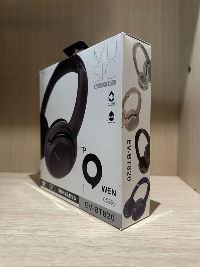 Cascos Tecnotemco EV-BT820 Bluetooth Negro