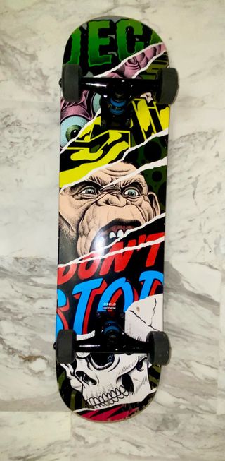 Skate Diseño Mono Calavera