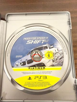 Need For Speed Shift Gioco PS3 Platinum Completo