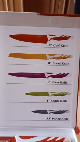 Set 4 coltelli Swiss Line in acciaio inox