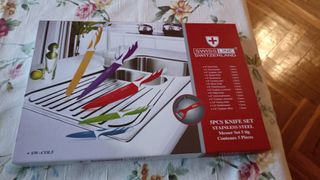 Set 4 coltelli Swiss Line in acciaio inox