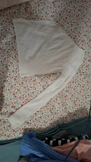 Jersey blanco de punto