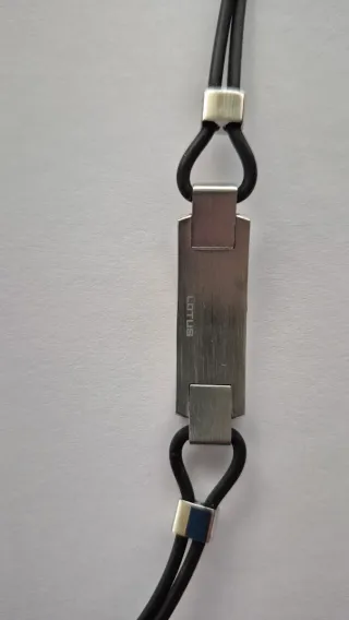 Pulsera Negra y Plateada