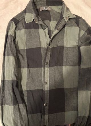 Camisa cuadros hombre.