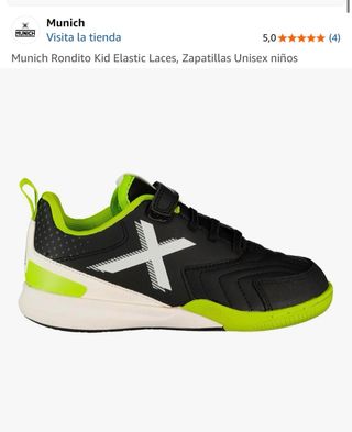 Zapatillas Munich Rondito Kid Elastic Laces