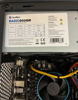 PC NUEVO i5 12aGen 16GB SSD, rápido y silencioso.