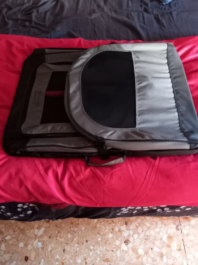 Transportín perro plegable