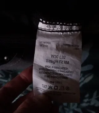 Pantalón Hombre Lee Negro