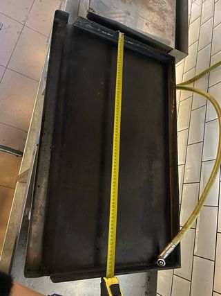 Plancha de hostelería profesional