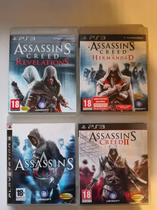 Lote 4 Juegos PS3 Assassin's Creed