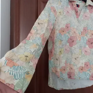 Camicia donna Kappa floreale manica lunga