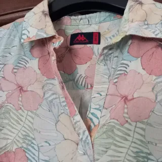 Camicia donna Kappa floreale manica lunga
