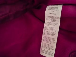 Borsa Stefanel grande in lana e alpaca rossa