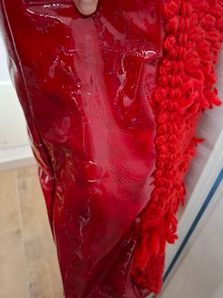 Borsa Stefanel grande in lana e alpaca rossa