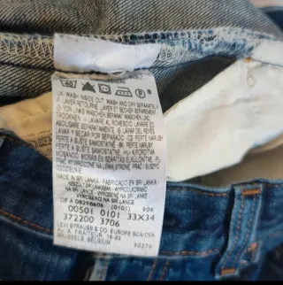 Vaqueros Levi's 501 Talla W33 L34