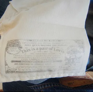 Vaqueros Levi's 501 Talla W33 L34