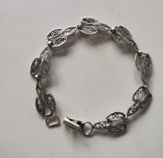 Pulseras de plata de ley