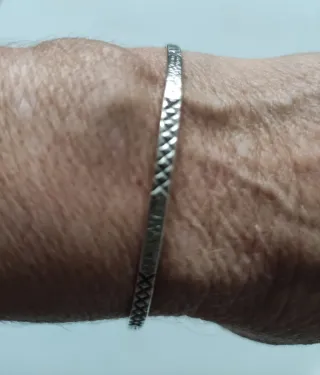 Pulseras de plata de ley