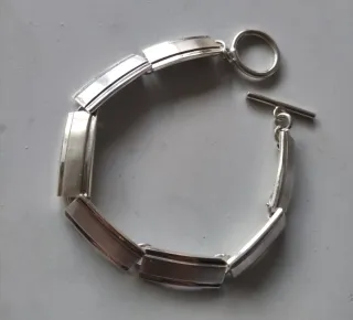 Pulseras de plata de ley