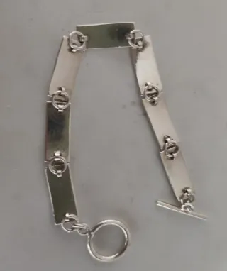 Pulseras de plata de ley