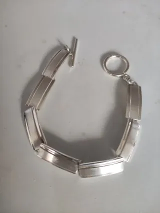 Pulseras de plata de ley