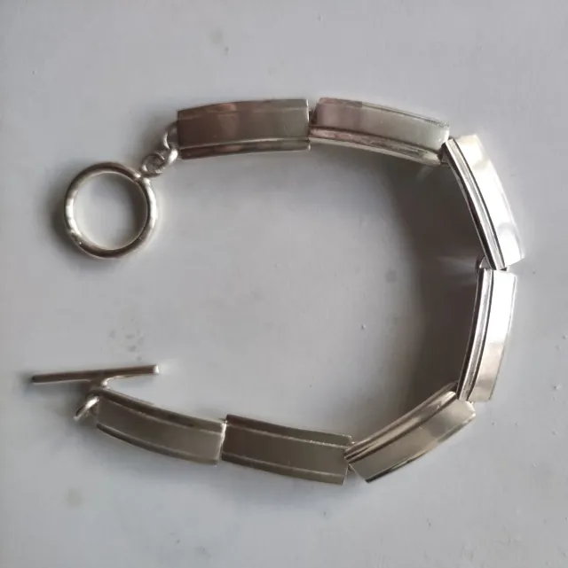 Pulseras de plata de ley