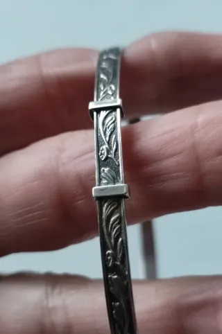 Pulseras de plata de ley